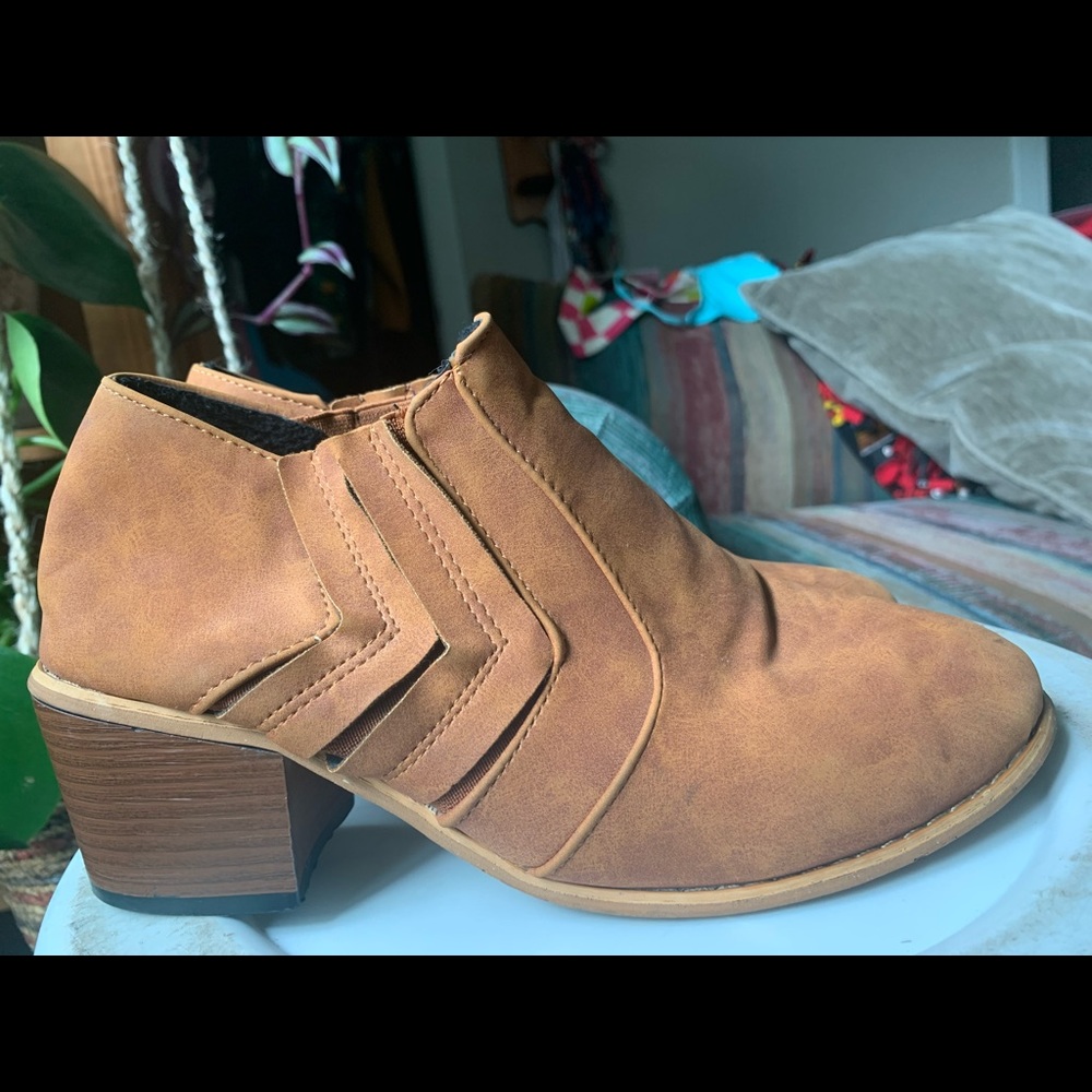 Tan Booties - Picture 5 of 7